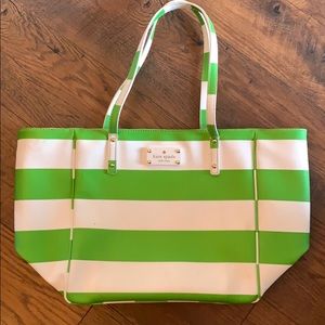 Kate Spade striped tote